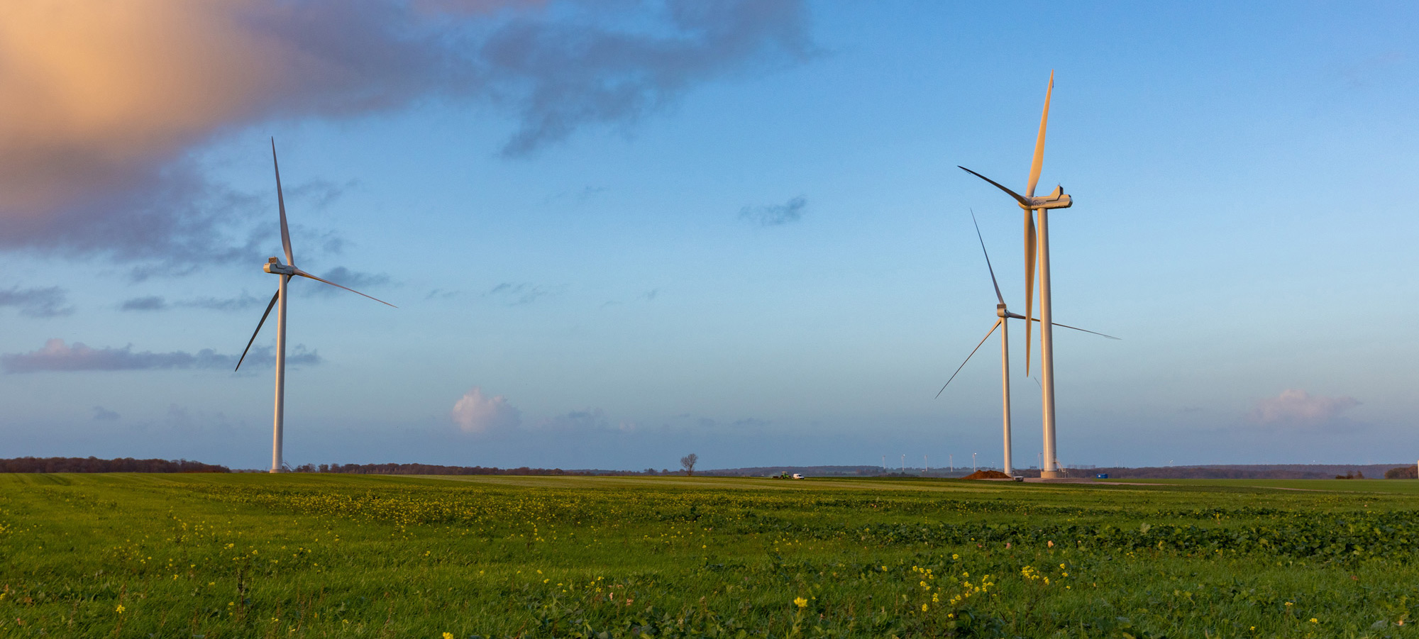 Parc éoliens des Bleuets - région Hauts-de-France